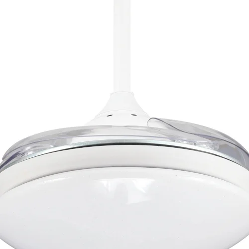 Ventoinha de Teto Led Montego Branco Dobrável Regulável Lúzete