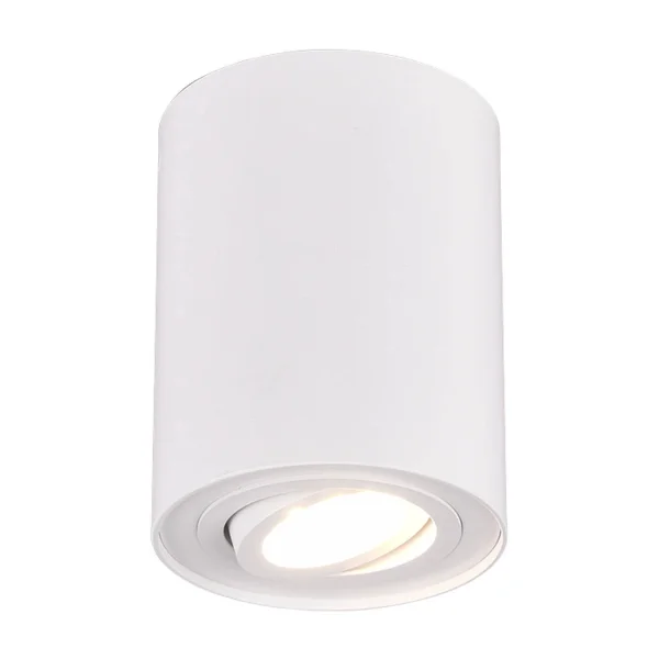 PLAFON DE TETO 1 LUZ OSCILANTE METAL BRANCO GU10 FORTUNE