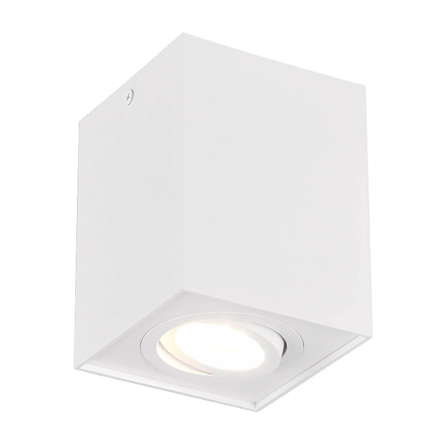 Plafon Luz Basculante De Metal Branco Gu Garibaldi L Zete