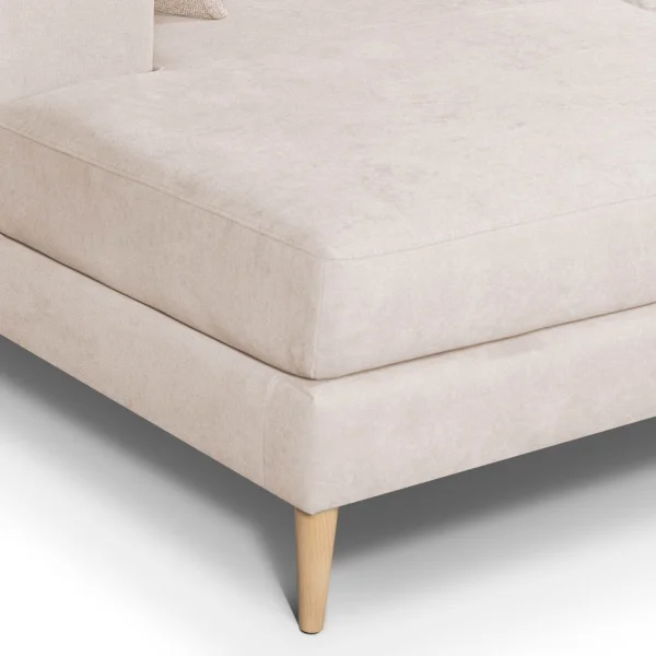 SOFÁ CHAISE LONGUE ESQUERDA CREME CORNELIAN