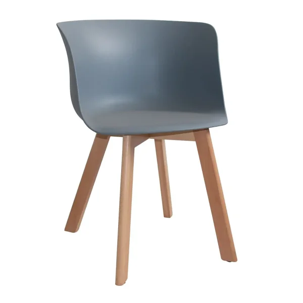 POLTRONA NORDIC WOOD CINZA